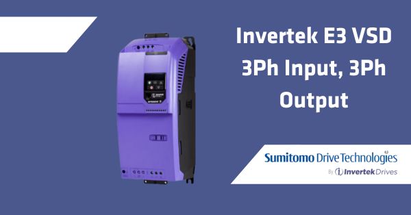 Invertek E3 VSD 3Ph Input 3Ph Output