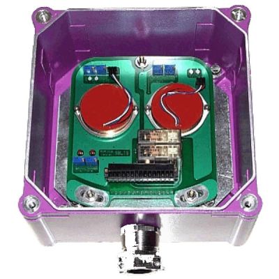Dual independent Inclinometer with Switches, vibration damped Aluminium Housing 